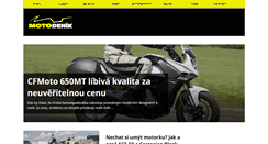 Desktop Screenshot of motodenik.cz